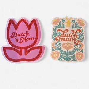 Dutch Bros Dutch Mom 2 Pack Sticker Set